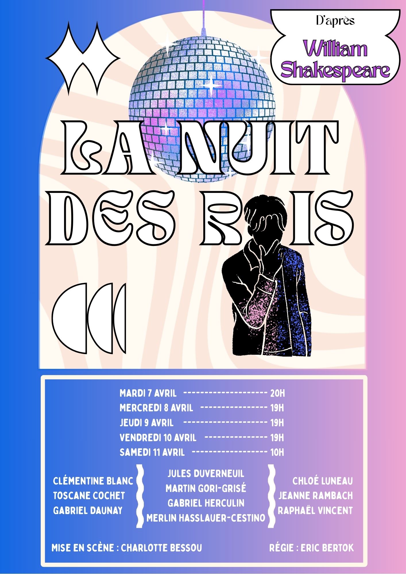 Affiche du spectacle La Nuit des Rois